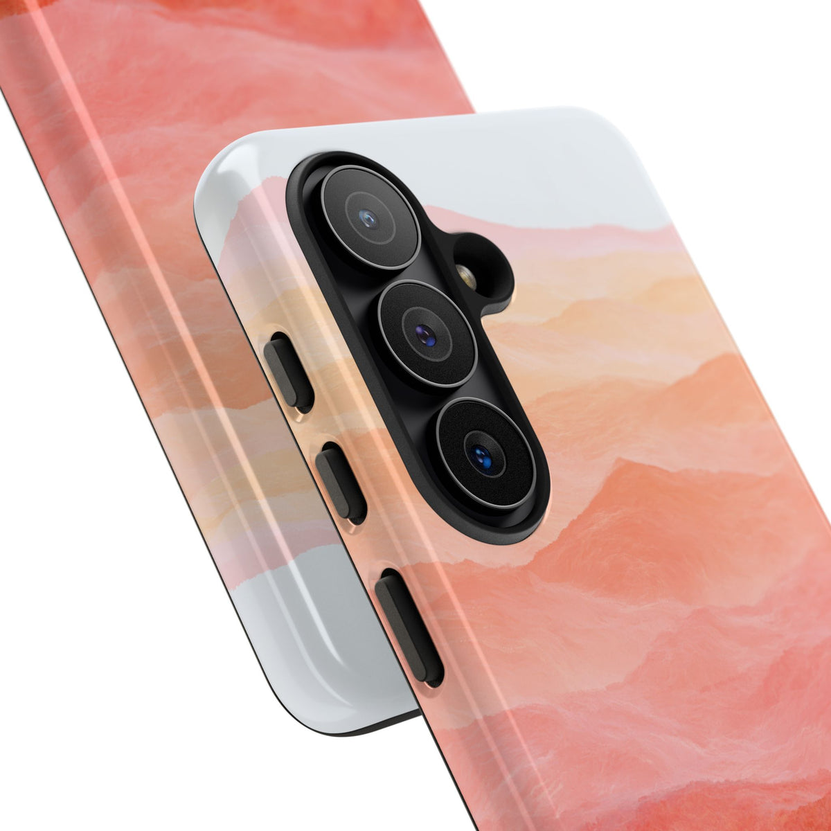 Alpenglow Ridge Vista · Tough Phone Case for Samsung · Orange