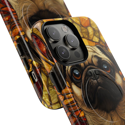 Amber Pug Divinità · Tough+ Custodia per iPhone · Magsafe