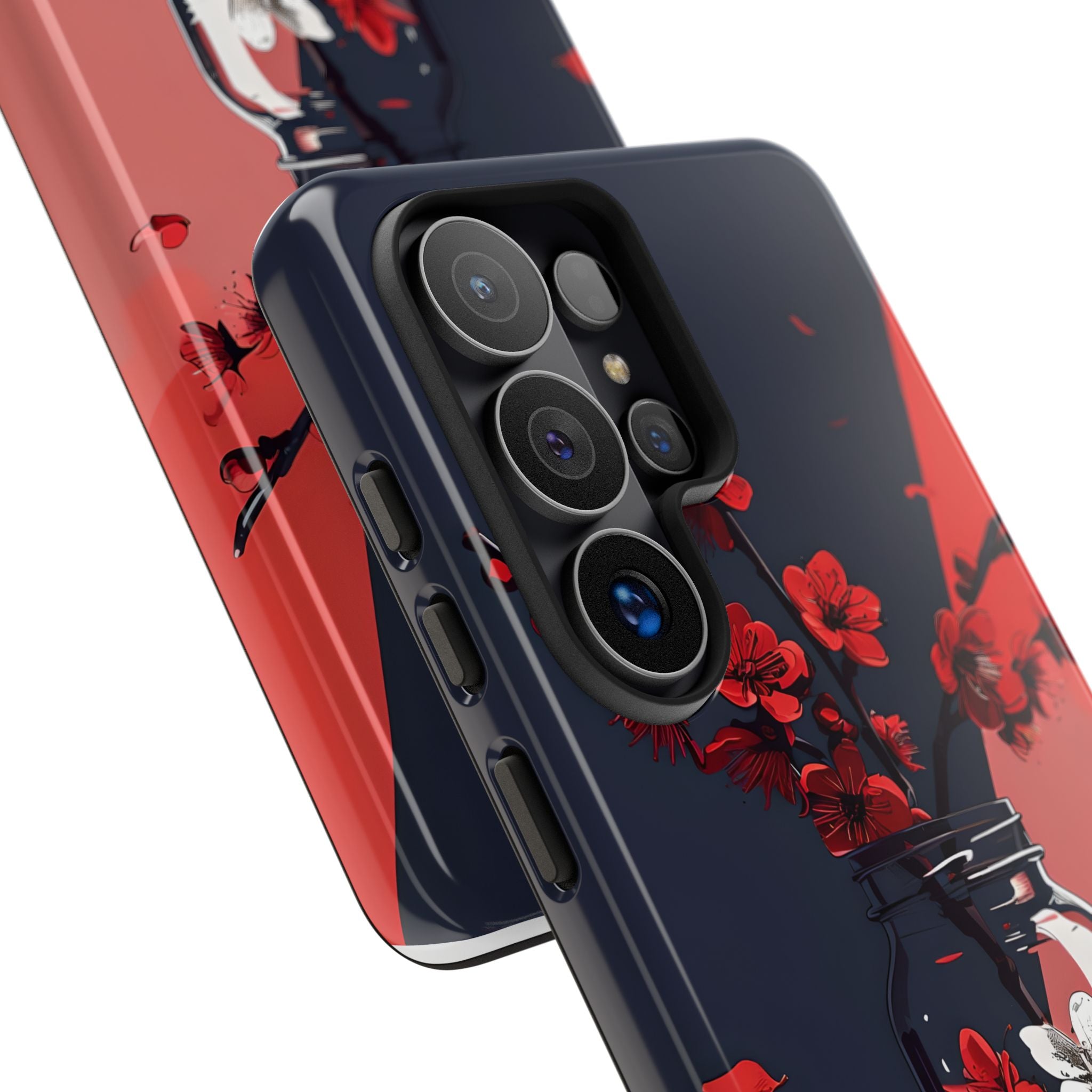 Crimson Blossom Jar · Tough Telefoncover til Samsung