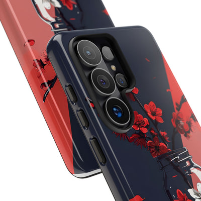 Crimson Blossom Jar · Tough Telefoncover til Samsung