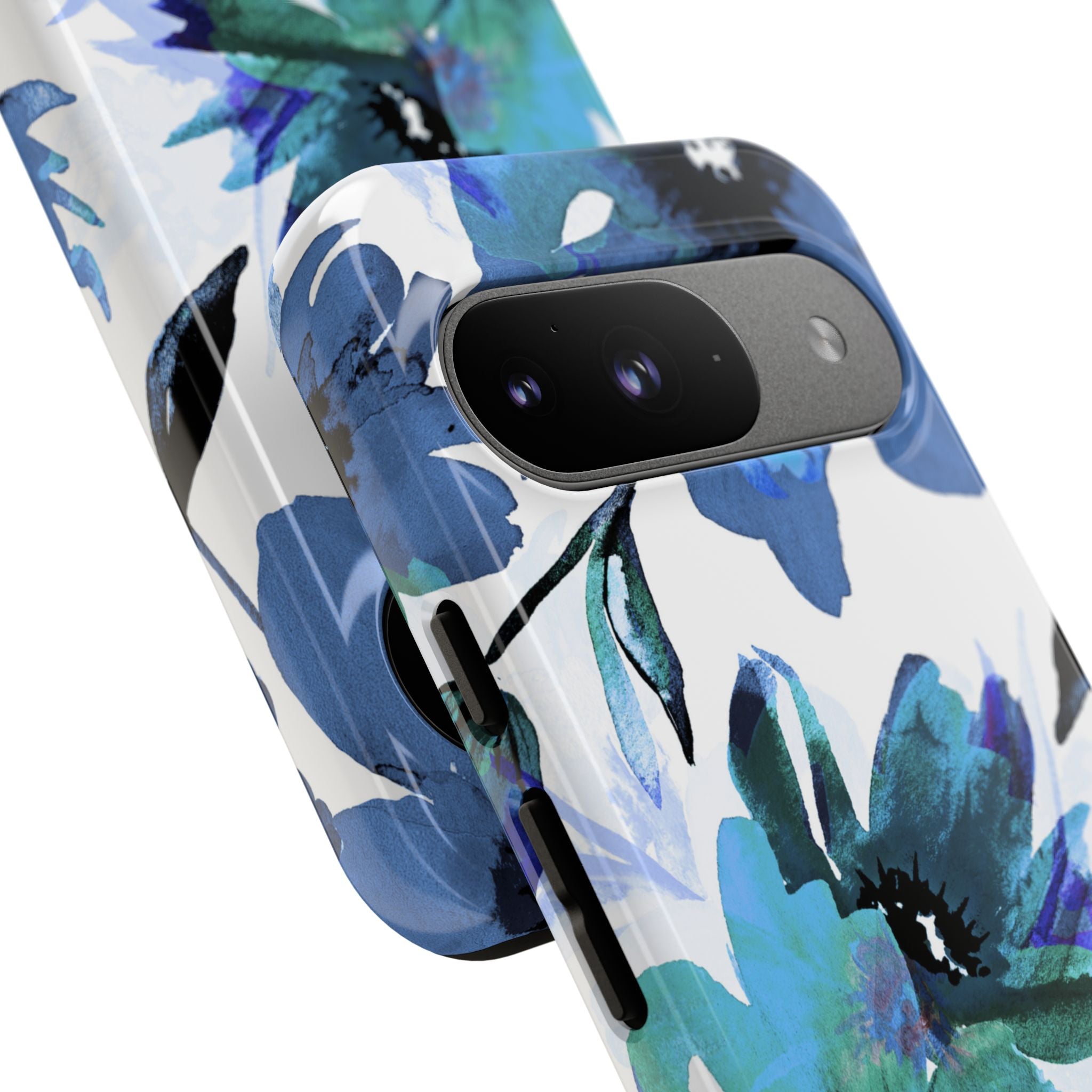 Blue Blossom Radiance Google Pixel 9 Case - Tough