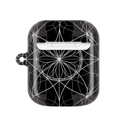 White Mandala Radiance - AirPods Case