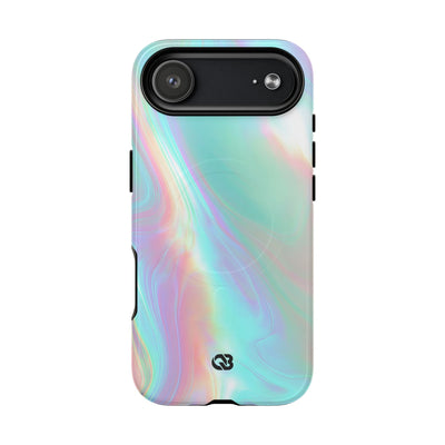 Prismatic Liquid Light · Tough 2.0 Magnetic Phone Case for iPhone · Teal