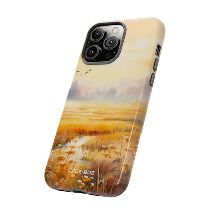 Leuchtender Sonnenaufgang iPhone 14 Pro Max Case - Tough