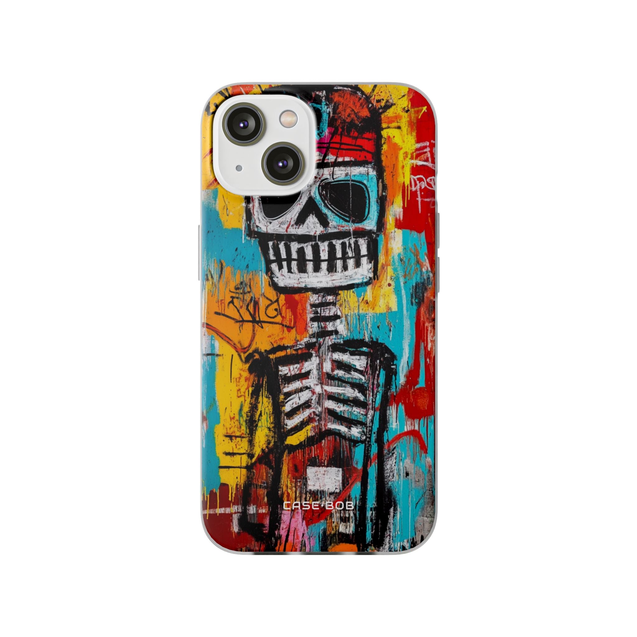 Skeleton Riot iPhone 14 Cover - Blød