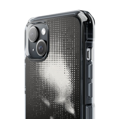 Raster Phantom · Clear Impact Magnetic Phone Case for iPhone ·  Black