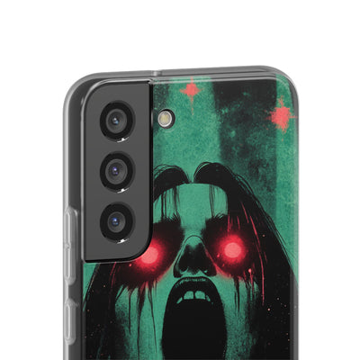 Crimson Emerald Scream · Soft Phone Case for Samsung