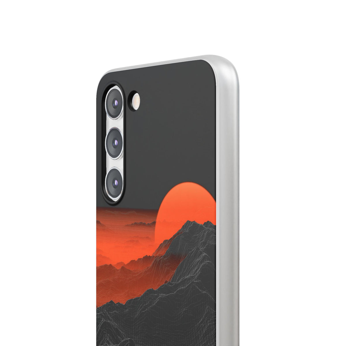 Solar Ridge Mesh · Lite Phone Case for Samsung · Black