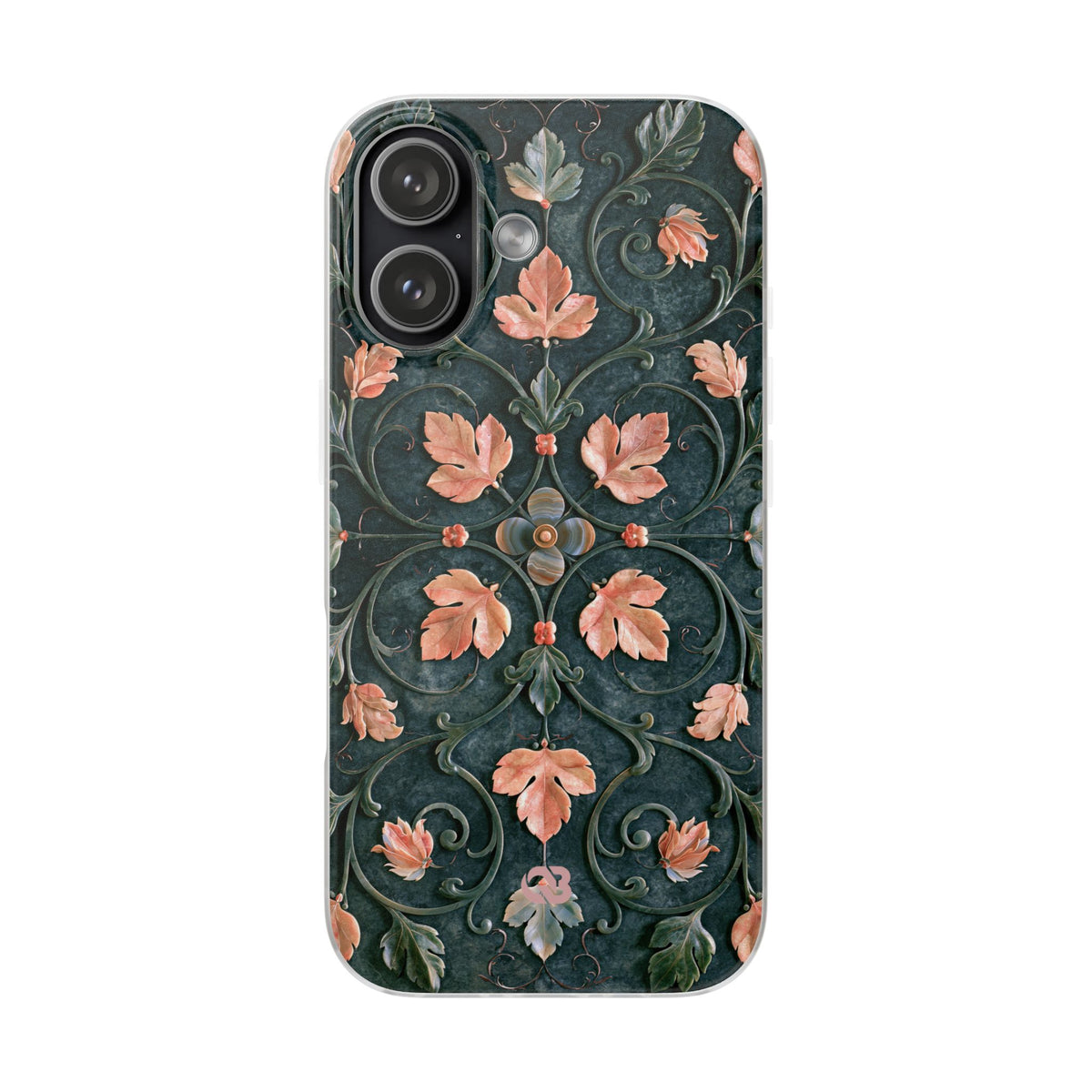 Florentine Rose Arabesque · Lite Phone Case for iPhone ·  Green