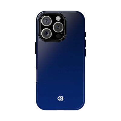 Blue Tough Phone Case for iPhone - Midnight Cobalt Fade
