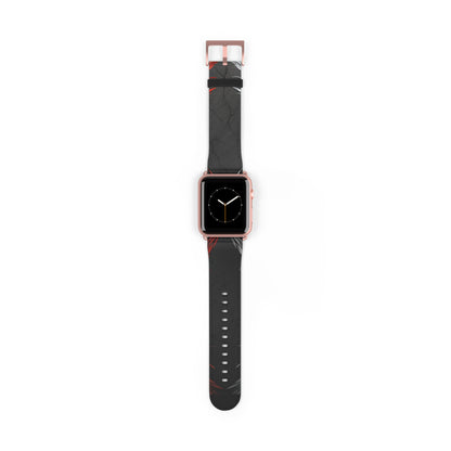 Crimson Silver Wings - Watch Band