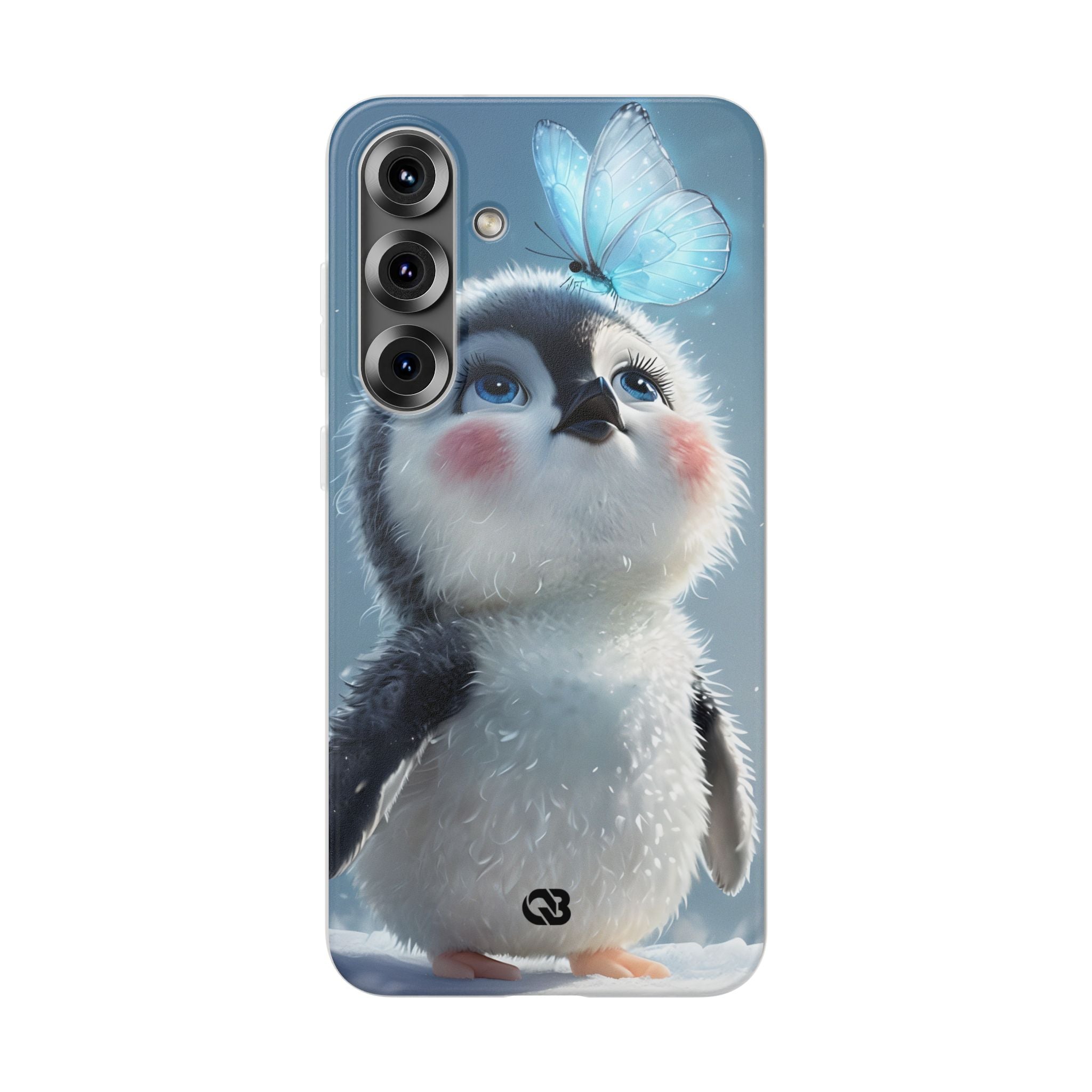Frosty Penguin Glow · Soft Phone Case for Samsung