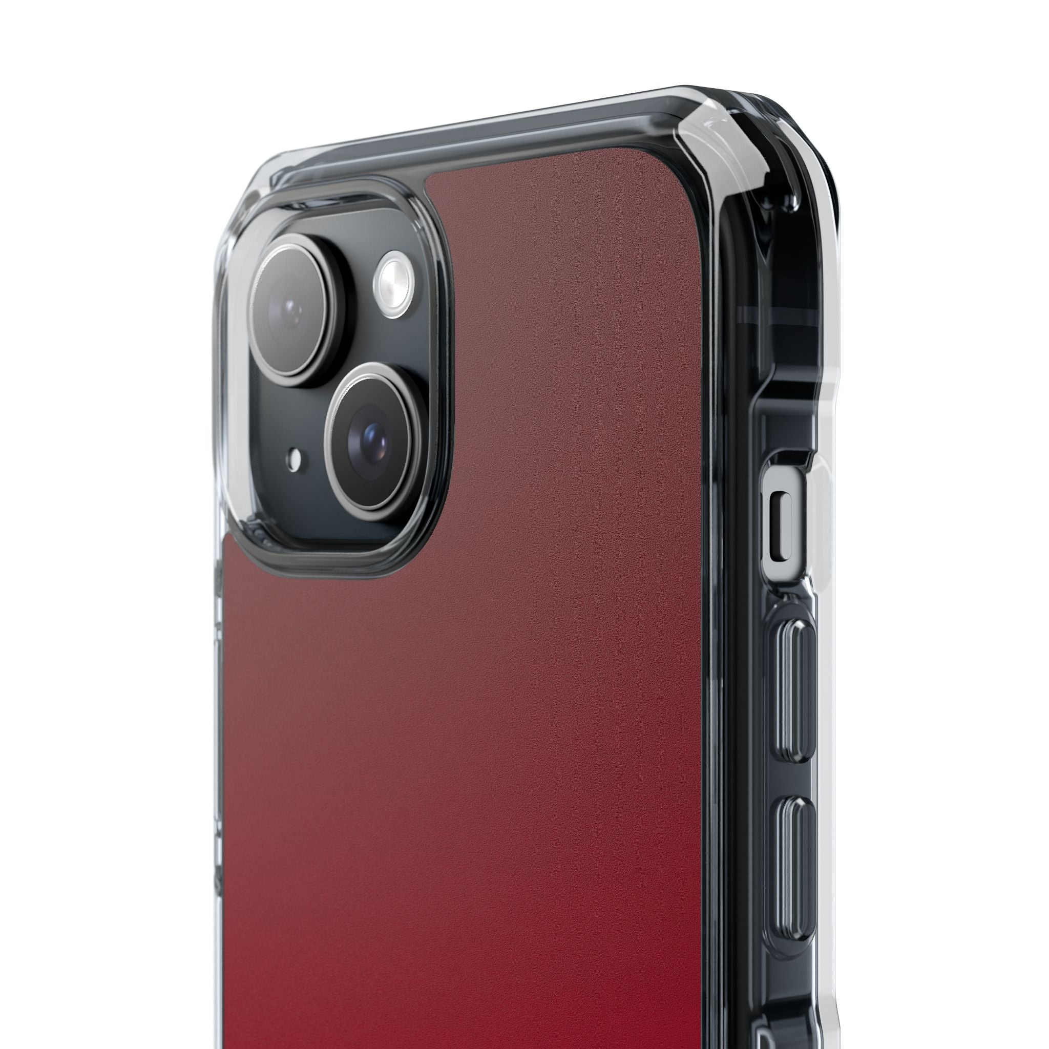 Red Impact MagSafe Phone Case for iPhone - Crimson Velvet Fade