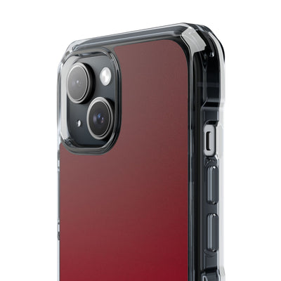 Red Impact MagSafe Phone Case for iPhone - Crimson Velvet Fade