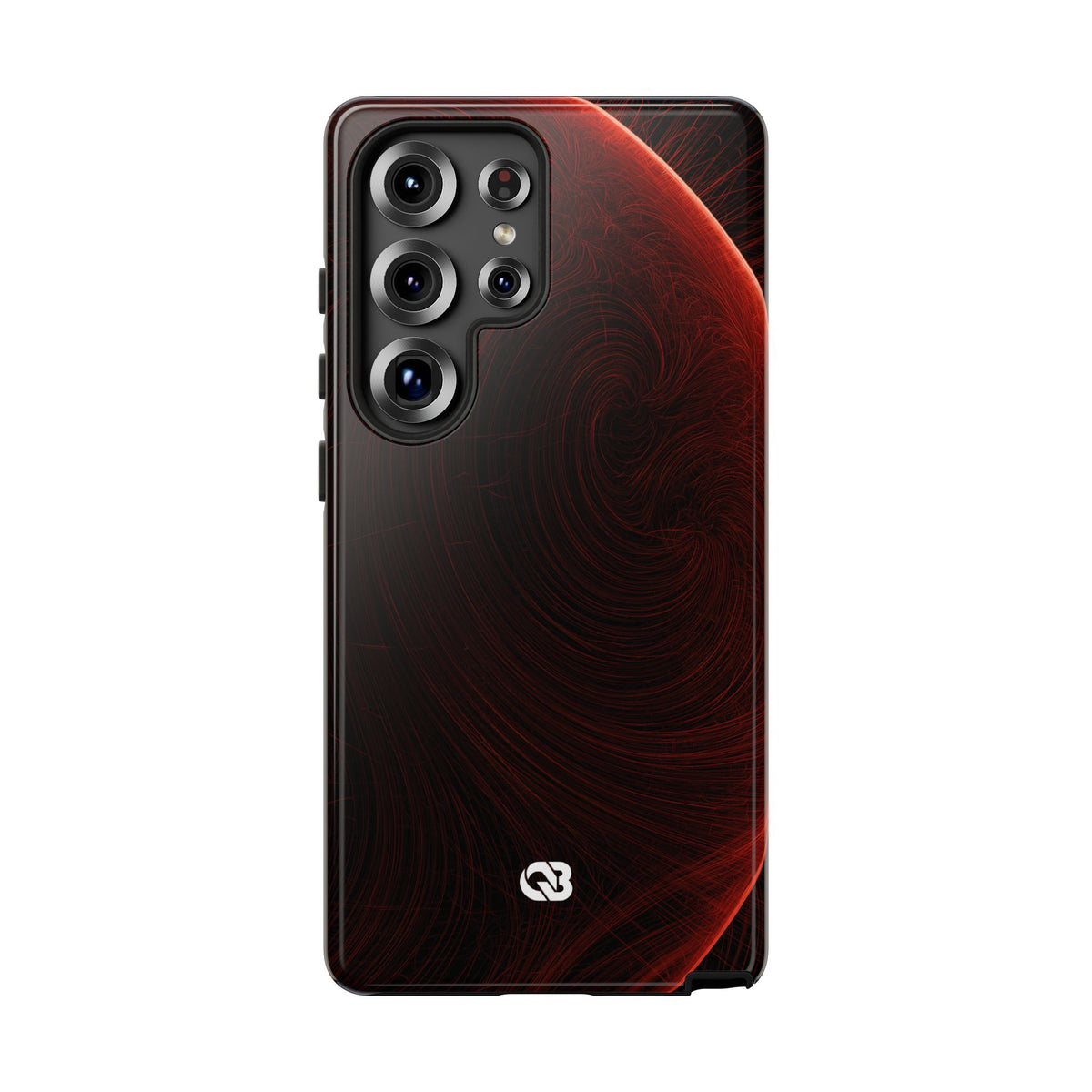 Crimson Solar Orbit · Tough Phone Case for Samsung · Red