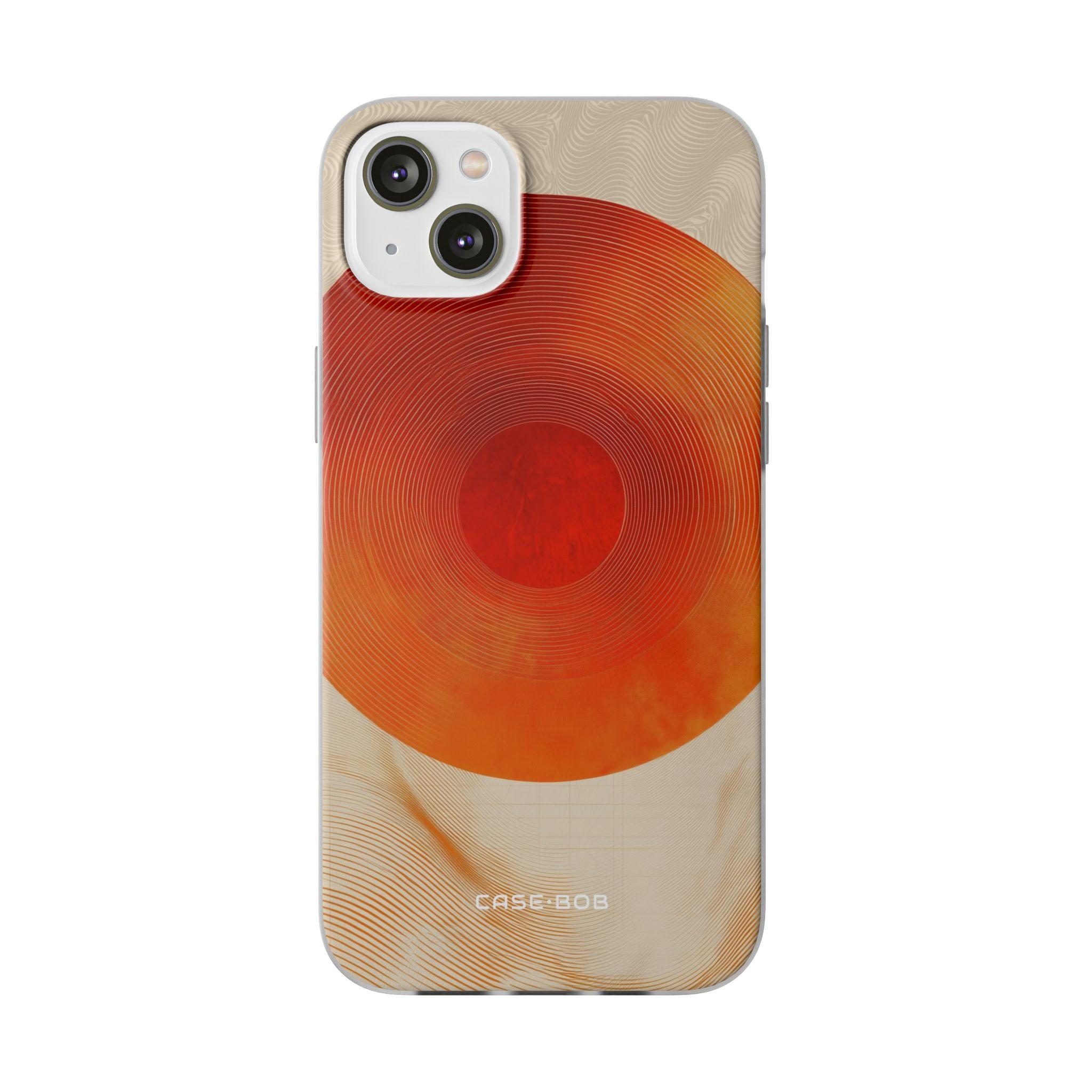Sunburst Swirl iPhone 14 Plus Case - Soft