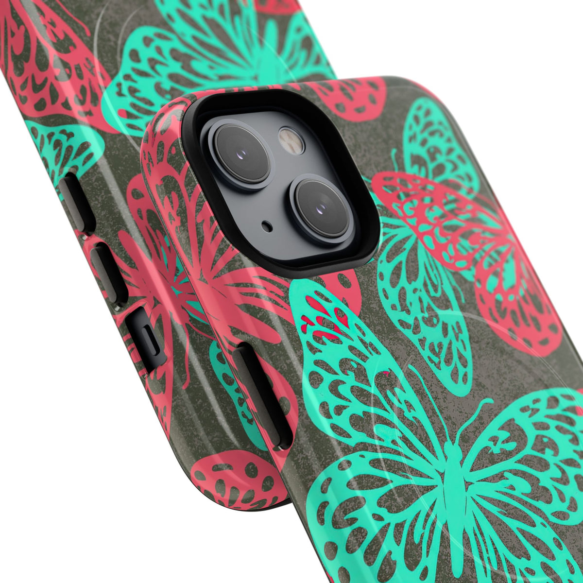 Electric Papillon · Tough 2.0 Magnetic Phone Case for iPhone · Pink
