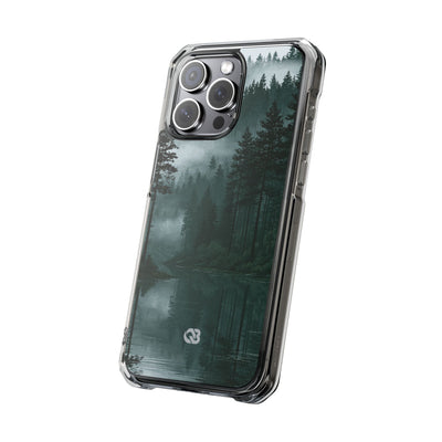 Green Impact MagSafe Phone Case for iPhone - Misty Evergreen Mirror
