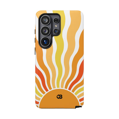 Amber Solar Waves · Tough Phone Case for Samsung