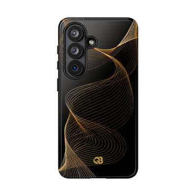 Gold Tough Phone Case for Samsung - Burnished Bronze Helix