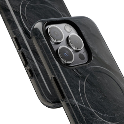 Black Tough 2.0 Magsafe Phone Case for iPhone - Midnight Slate Ridge