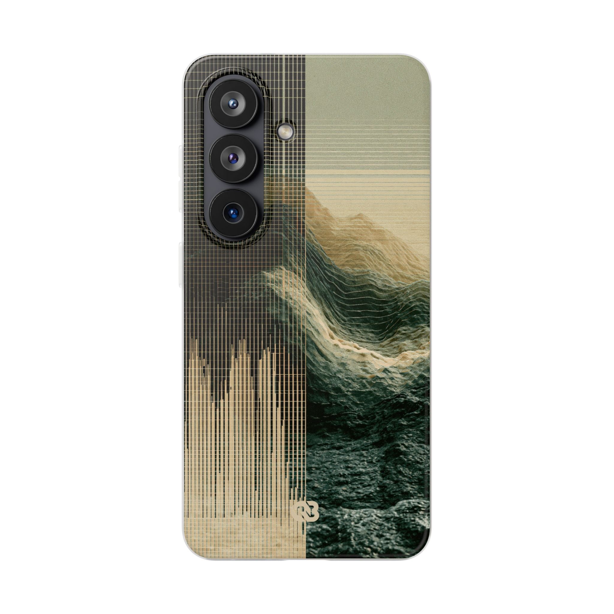 Beige Lite Phone Case for Samsung - Veridian Data Ridge