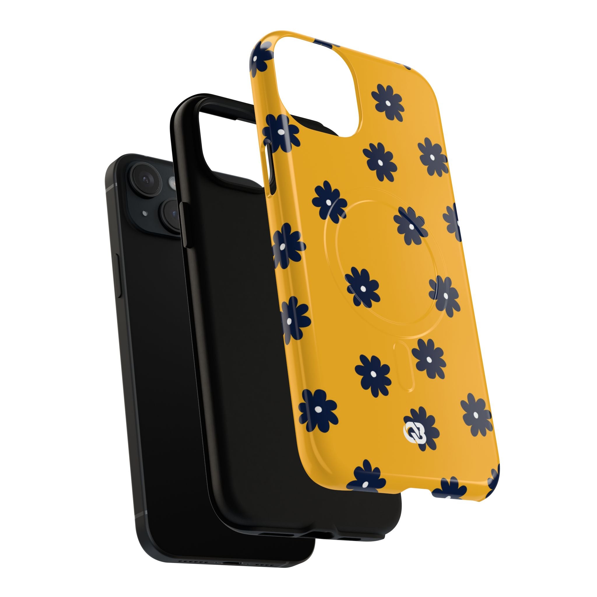 Navy Daisy Mustard · Tough+ Phone Case for iPhone · Magsafe