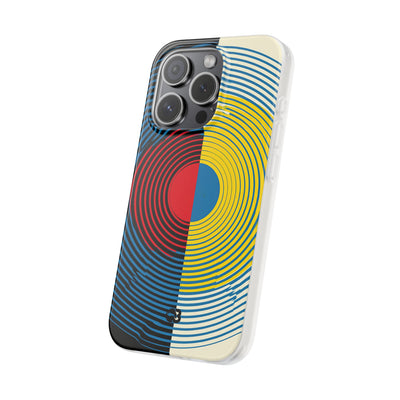Blue Lite Phone Case for iPhone - Primary Circuit Orbit