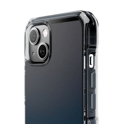 Abyssal Midnight · Clear Impact Magnetic Phone Case for iPhone · Blue