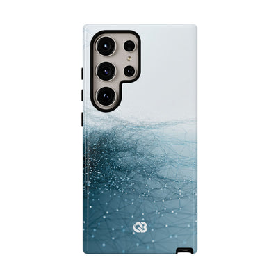 Teal Tough Phone Case for Samsung - Arctic Pulse Mesh