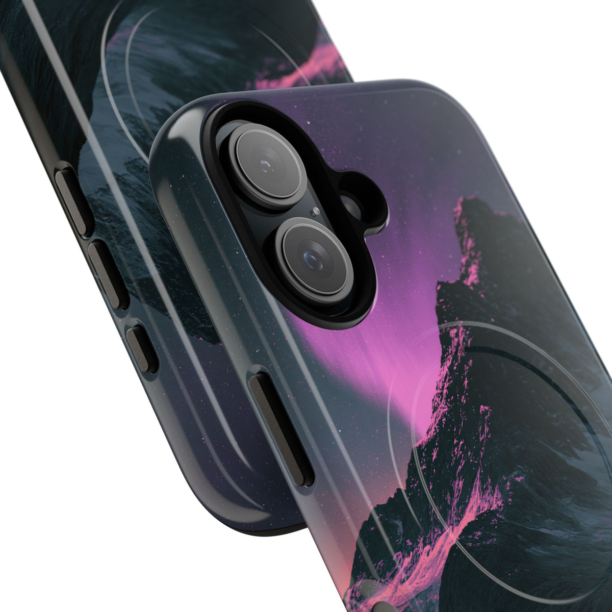 Arctic Aurora Summit · Tough 2.0 Magnetic Phone Case for iPhone · Black