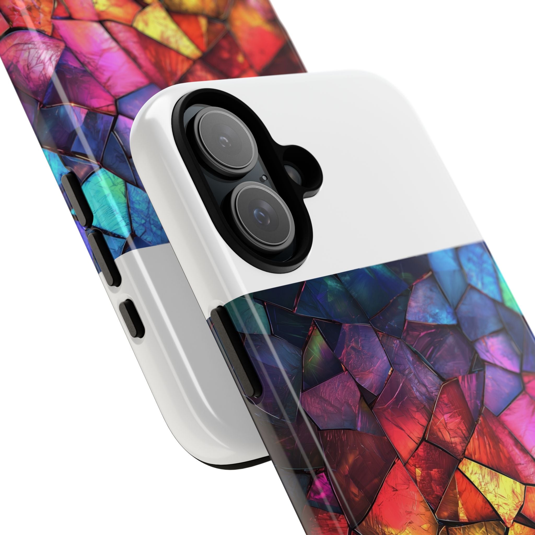 Crimson Shards iPhone 16 Plus Case - Tough