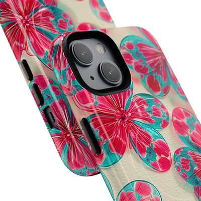 Lucite Jelly Bloom · Tough 2.0 Magnetic Phone Case for iPhone · Pink