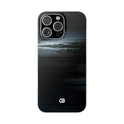 Black Lite Phone Case for iPhone - Frozen Signal Glitch