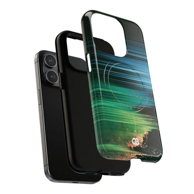 Digital Shoreline Drift · Tough 2.0 Magnetic Phone Case for iPhone · Teal