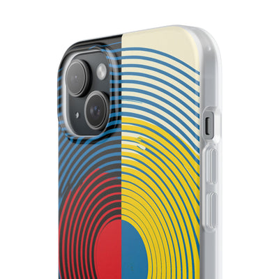 Blue Lite Phone Case for iPhone - Primary Circuit Orbit