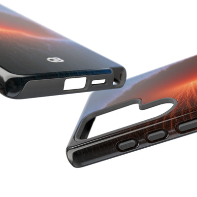 Thermal Aura Pulse · Tough Phone Case for Samsung · Blue