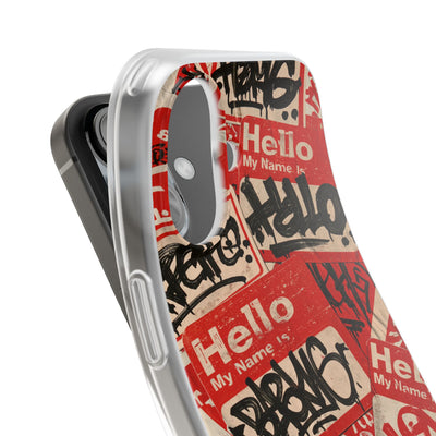 Slap Tag Collage · Lite Phone Case for iPhone ·  Red