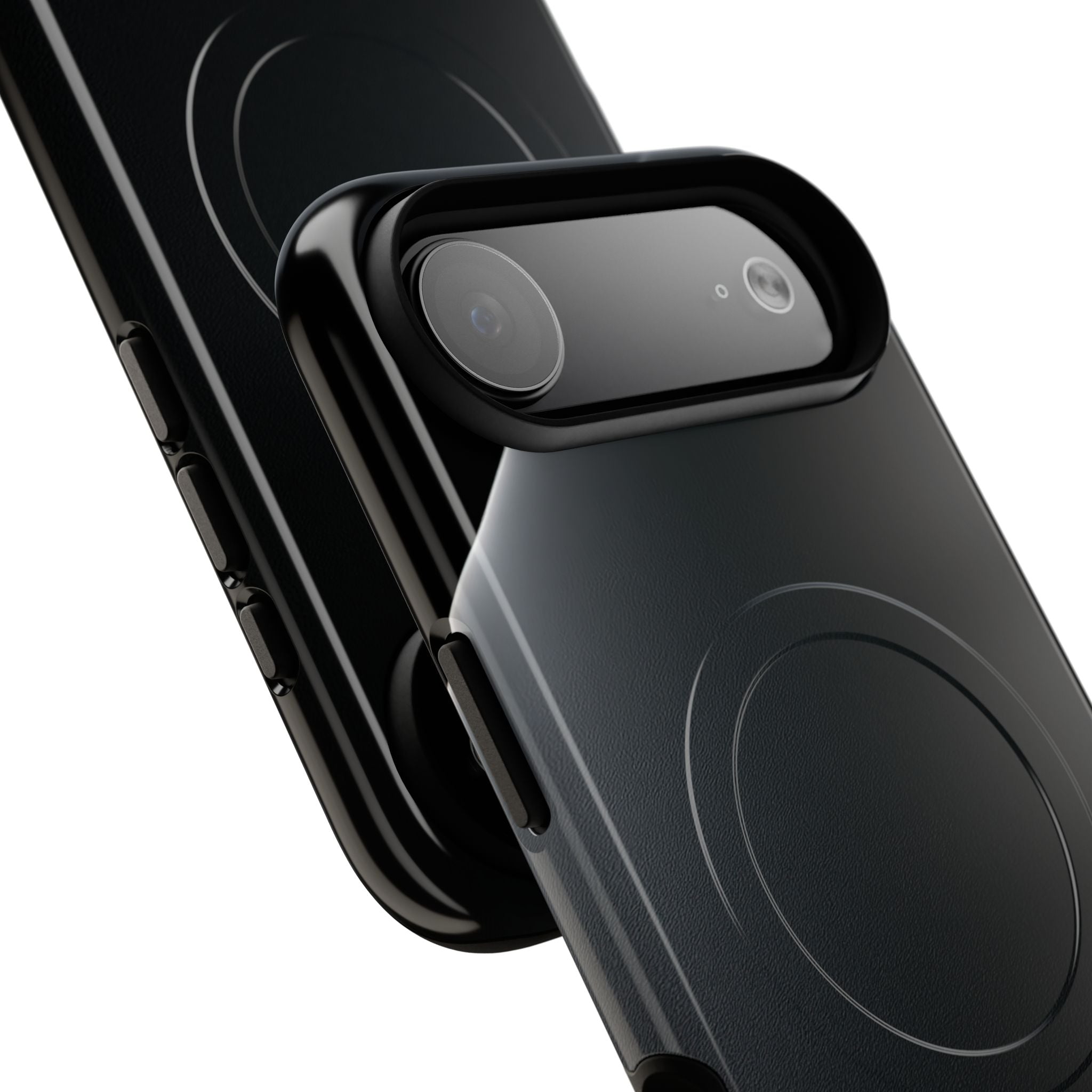 Black Tough 2.0 Magsafe Phone Case for iPhone - Obsidian Lunar Arch
