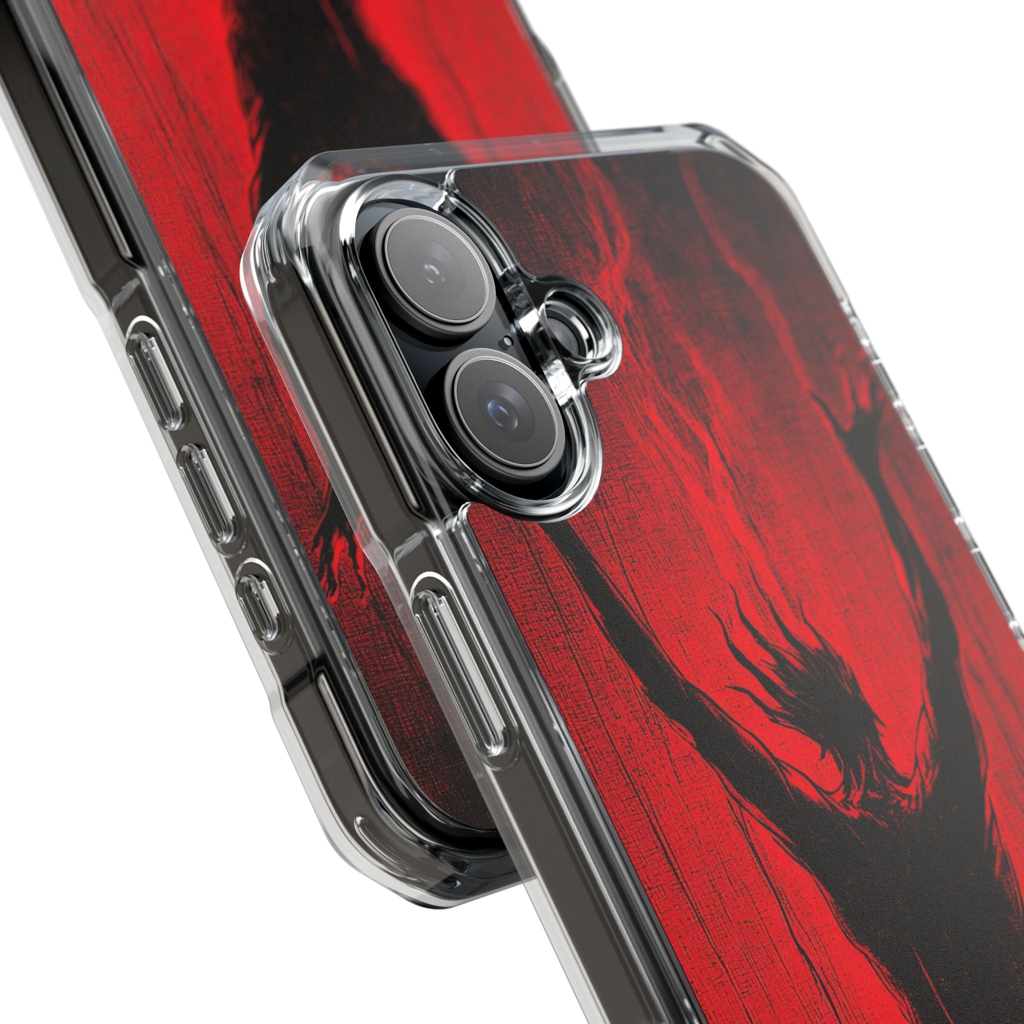 Crimson Uprising iPhone 16 Plus Case - Impact