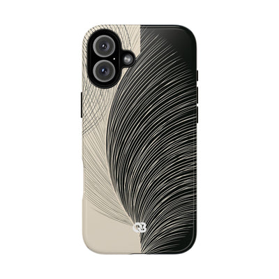 Minimal Frond Study · Tough Phone Case for iPhone · Black