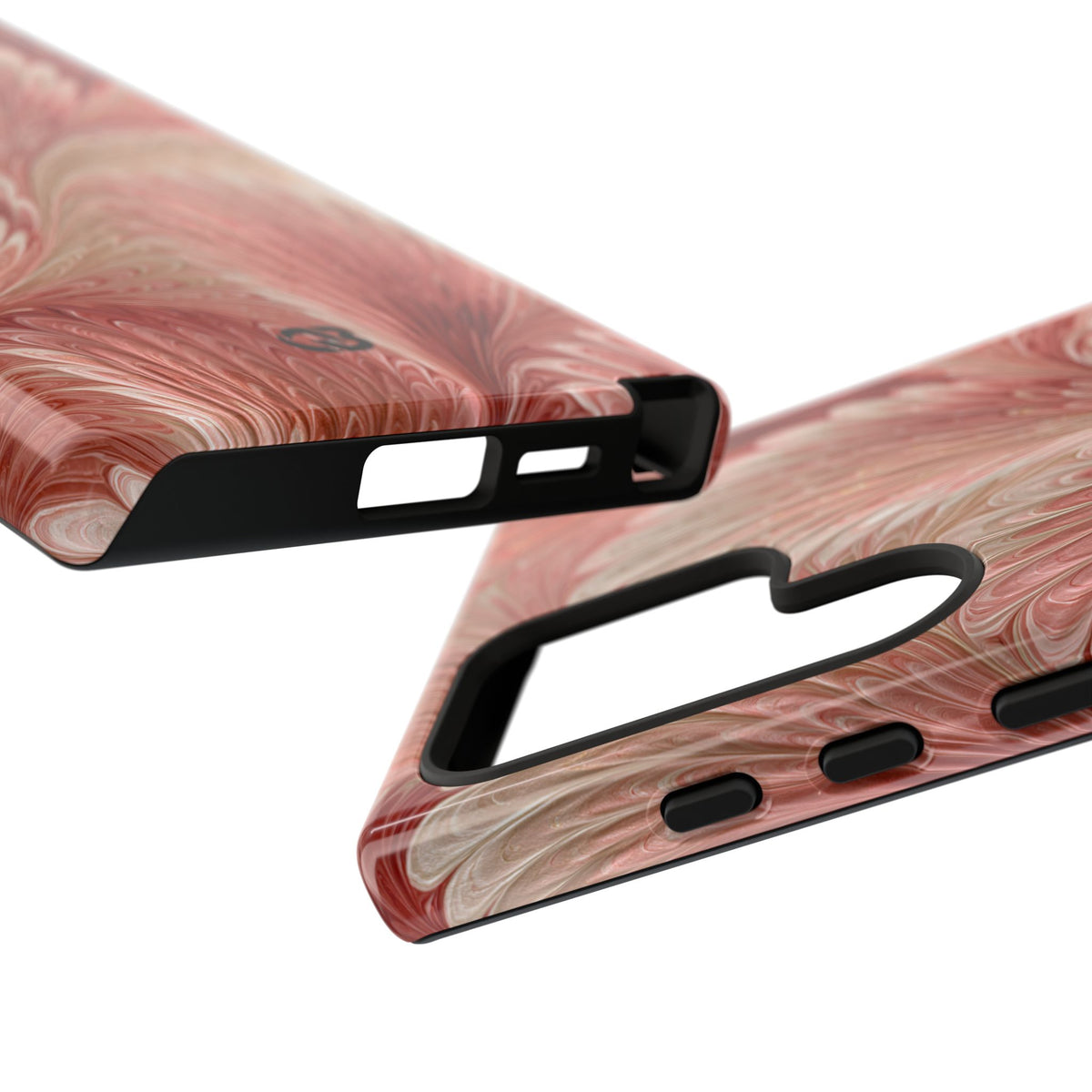 Blush Petal Plume · Tough Phone Case for Samsung · Pink