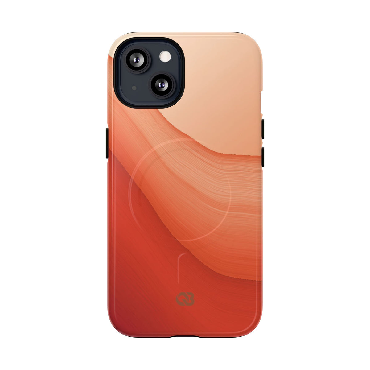 Terracotta Flow · Tough 2.0 Magnetic Phone Case for iPhone · Orange