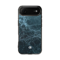 Teal Impact MagSafe Phone Case for iPhone - Arctic Neural Mesh