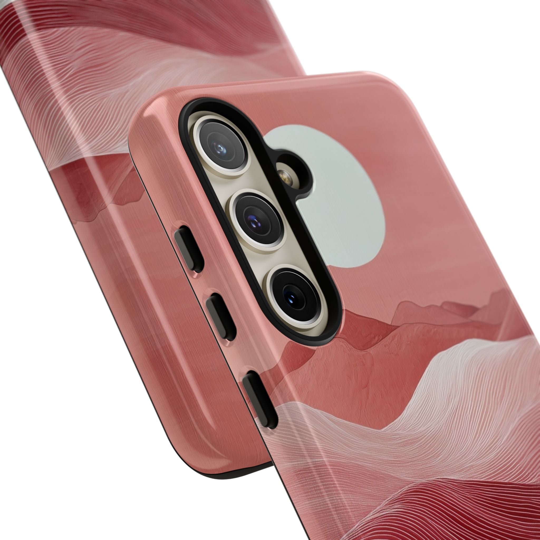 White Orb Dunes Samsung S24 Plus Case - Tough