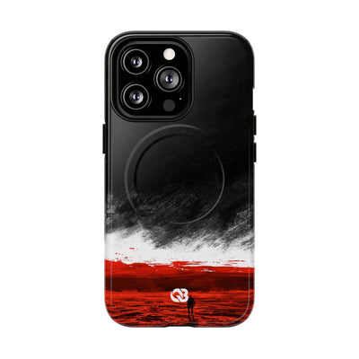 Crimson Horizon · Tough 2.0 Magnetic Phone Case for iPhone · Black