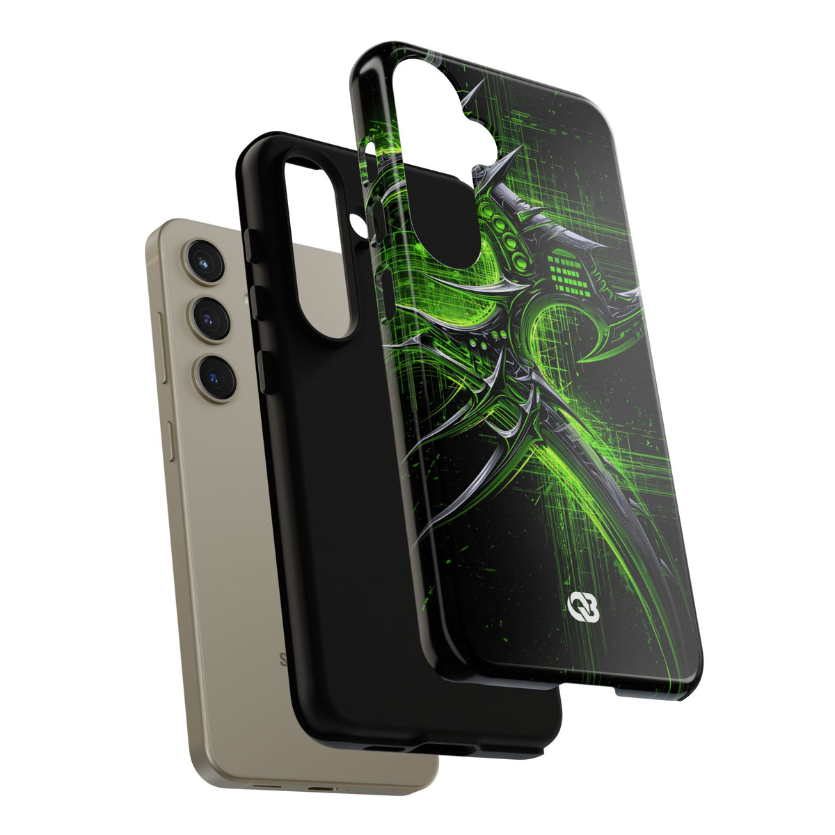 Cyber Sigil Grid · Tough Phone Case for Samsung · Green