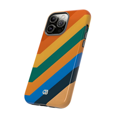 Retro Ridge Lines · Tough Hoesje voor iPhone