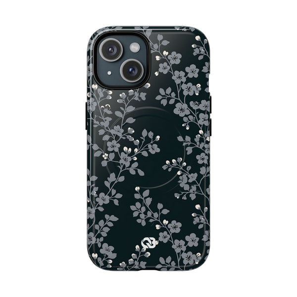 Nocturne Blossom Branch · Tough 2.0 Magnetic Phone Case for iPhone · Black