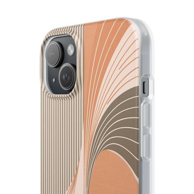 Orange Lite Phone Case for iPhone - Desert Arc Horizon